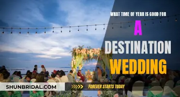 The Best Seasons for a Destination Wedding