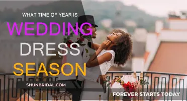Spring and Summer: Peak Wedding Dress Season