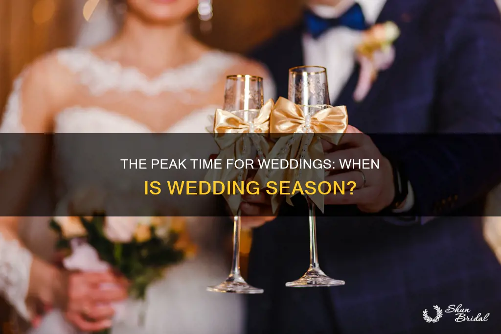 what time of year is wedding season