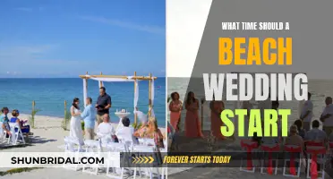 Planning a Beach Wedding? Know the Perfect Start Time