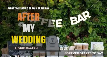 Perfect Post-Wedding Brunch Timing: When to Celebrate Your First Day as Newlyweds