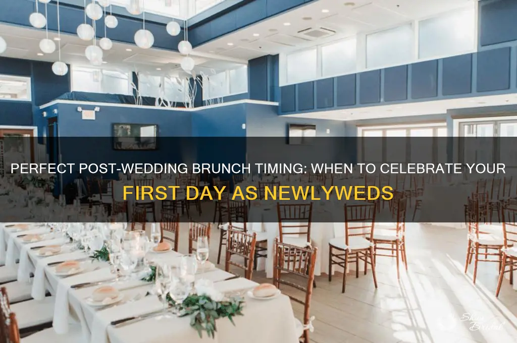 what time should brunch be the day after my wedding
