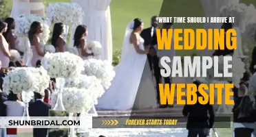 Ideal Arrival Times for Wedding Guests and Attendees