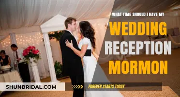 Mormon Wedding Reception: Timing and Traditions