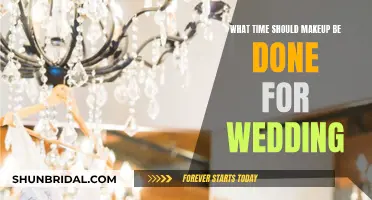 Makeup Timings for Your Wedding Day