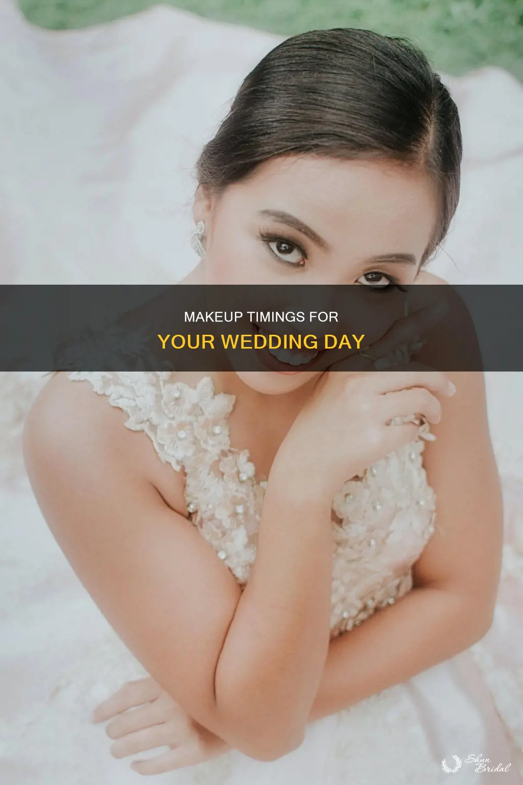 what time should makeup be done for wedding