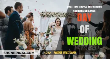 Perfect Timing: When Should Your Wedding Coordinator Arrive on the Big Day?