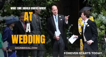 Usher Arrival Time: A Wedding Guide