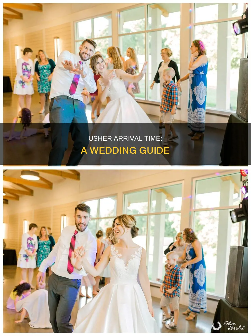 what time should ushers arrive at a wedding
