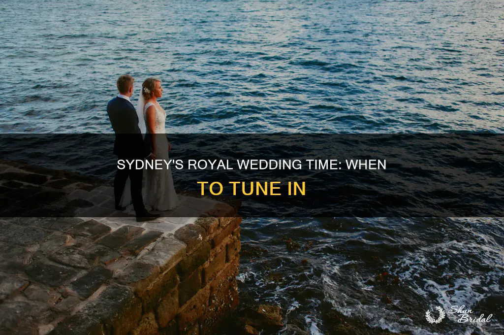 what time sydney is the royal wedding