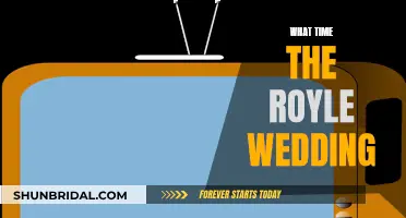 The Time of the Royal Wedding Revealed