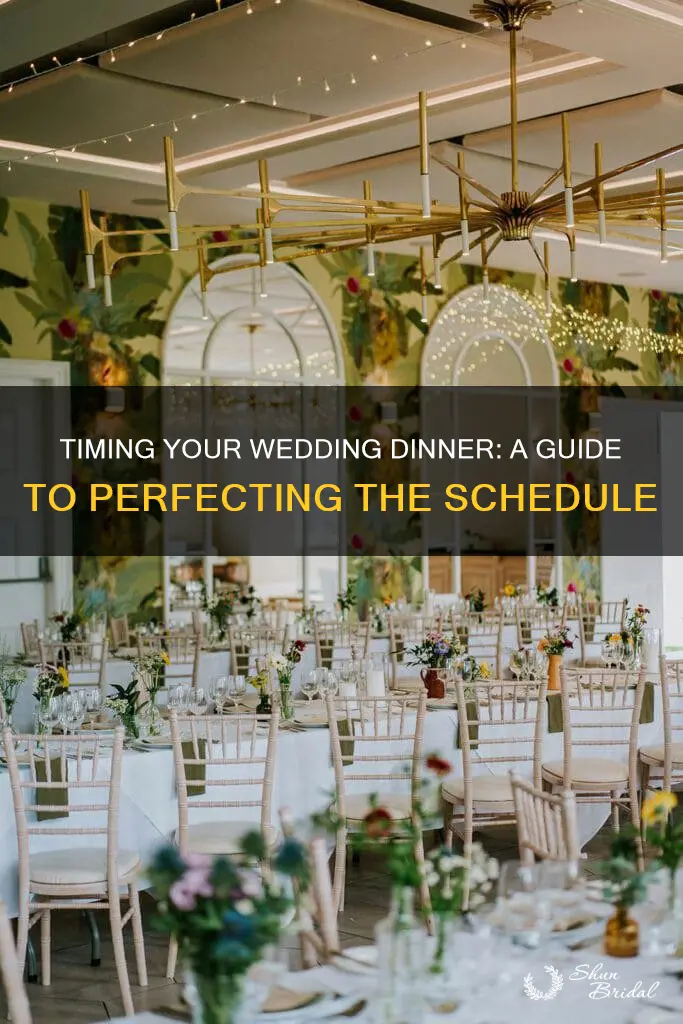 what time to eat at wedding