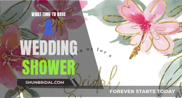 Planning a Wedding Shower: Timing is Everything