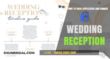 Planning Your Wedding Reception Dinner and Appetizers