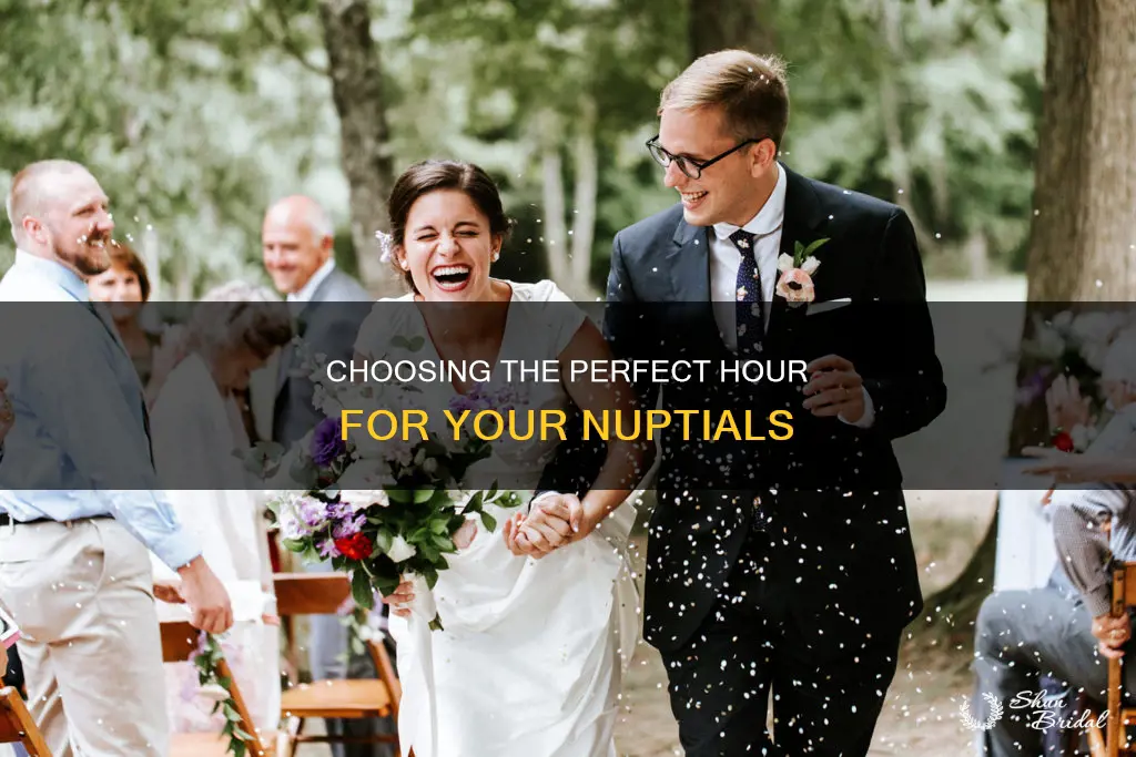 what time to have our wedding
