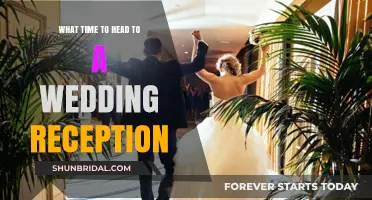 When to Arrive: Wedding Reception Timing