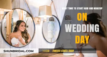 Perfect Wedding Day Timeline: When to Begin Hair and Makeup Prep