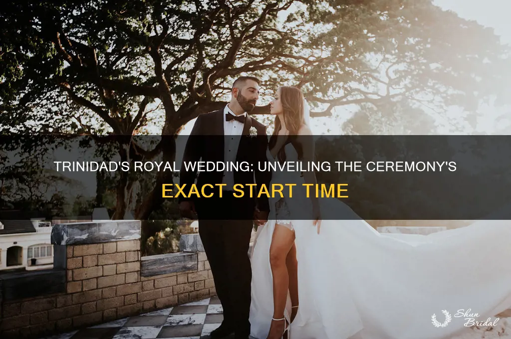 what time was the royal wedding in trinidad