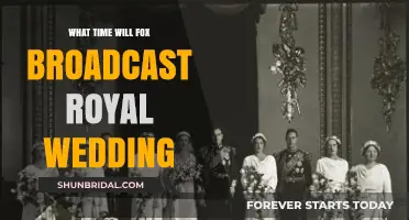Royal Wedding Broadcast: Fox's Schedule for the Big Day