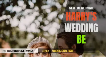 Royal Wedding: Prince Harry's Big Day Timings