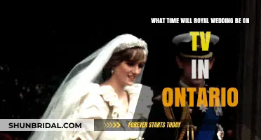 Royal Wedding TV Schedule: Ontario Viewing Times Revealed