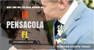 Pensacola Viewers: Royal Wedding Air Time Guide