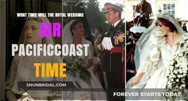 Royal Wedding Pacific Coast Time: When to Tune In