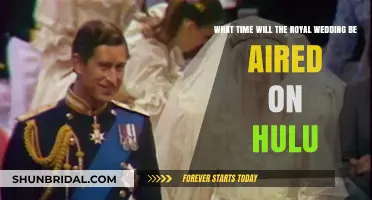 Royal Wedding Hulu Airing Time: When to Tune In