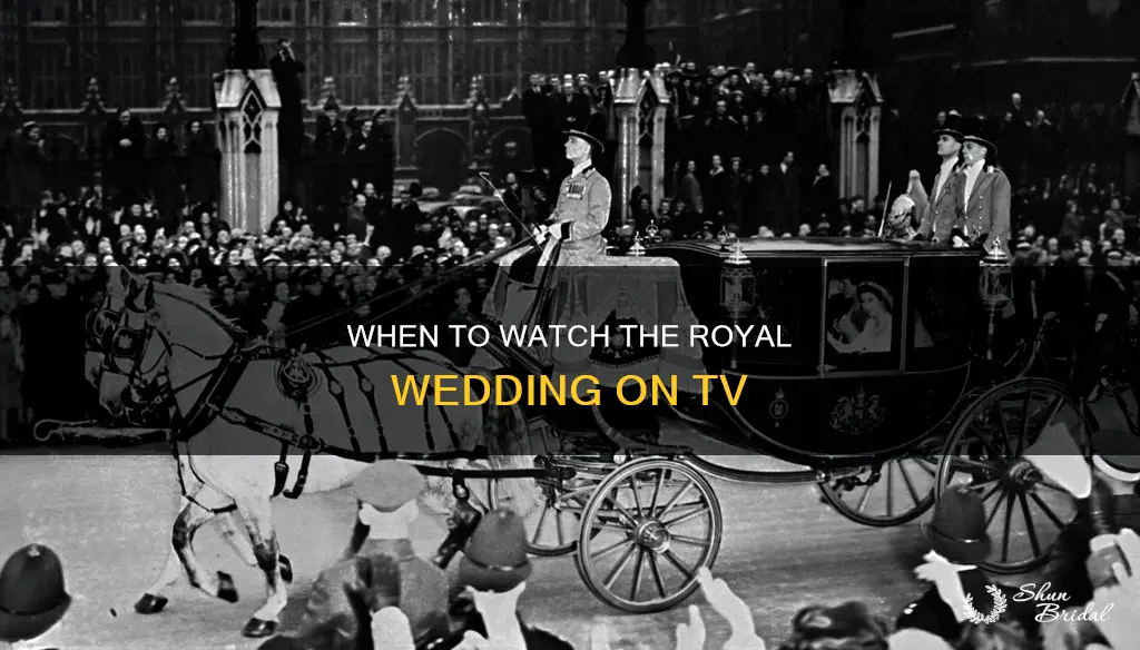 what time will the wedding be shown on tv