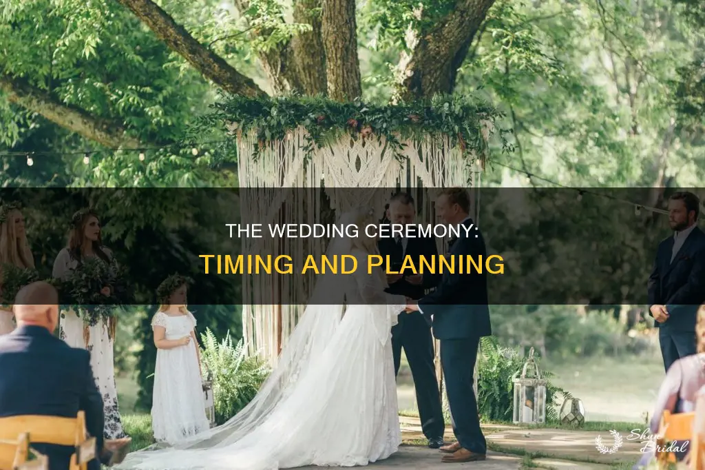what time will the wedding ceremony start