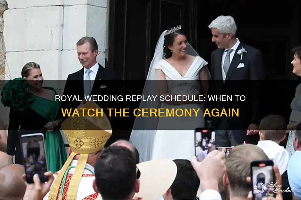 what time will they replay the royal wedding