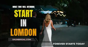 London Wedding Timings: When to Begin?