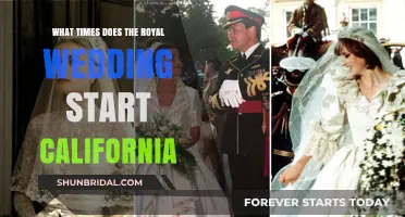 Royal Wedding Start Time in California: Your Essential Viewing Guide