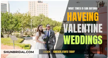 San Antonio's Valentine Wedding Times for Your Special Day