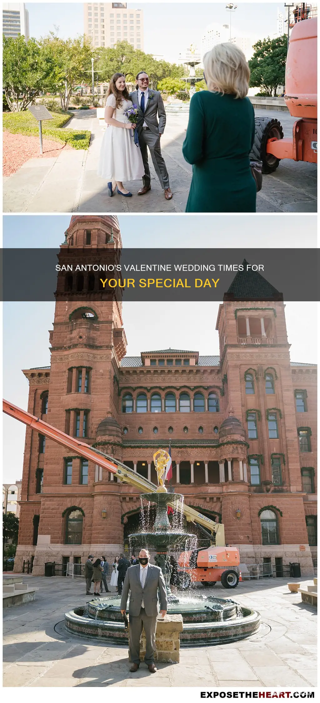 what times is san antonio haveing valentine weddings