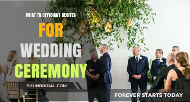 Tennessee Wedding Officiant's Script: Key Recitations for Your Ceremony