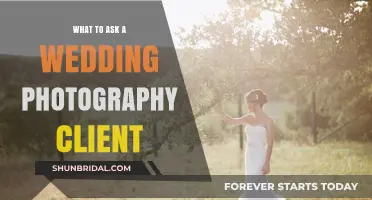 Questions to Ask Your Wedding Photography Clients