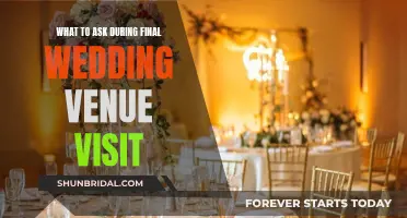 Venue Visit: Questions to Ask Before Saying "I Do