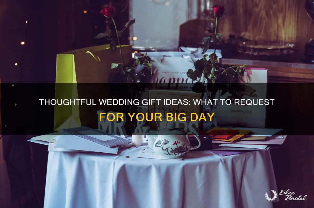 what to ask for as a wedding gift