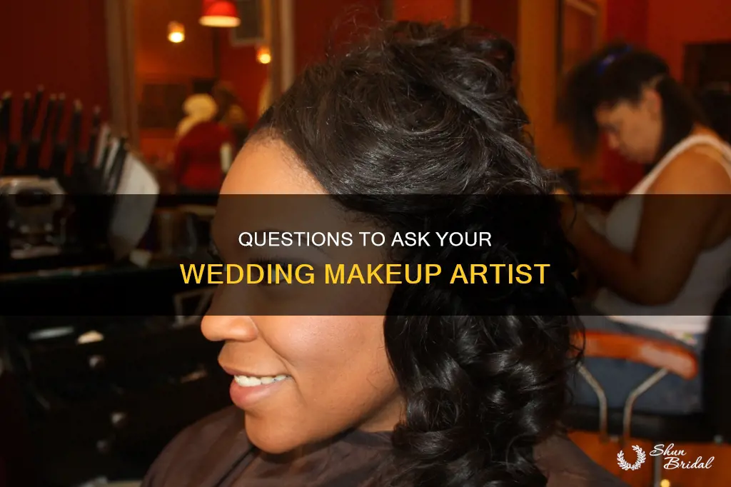 what to ask make-up hair person for wedding