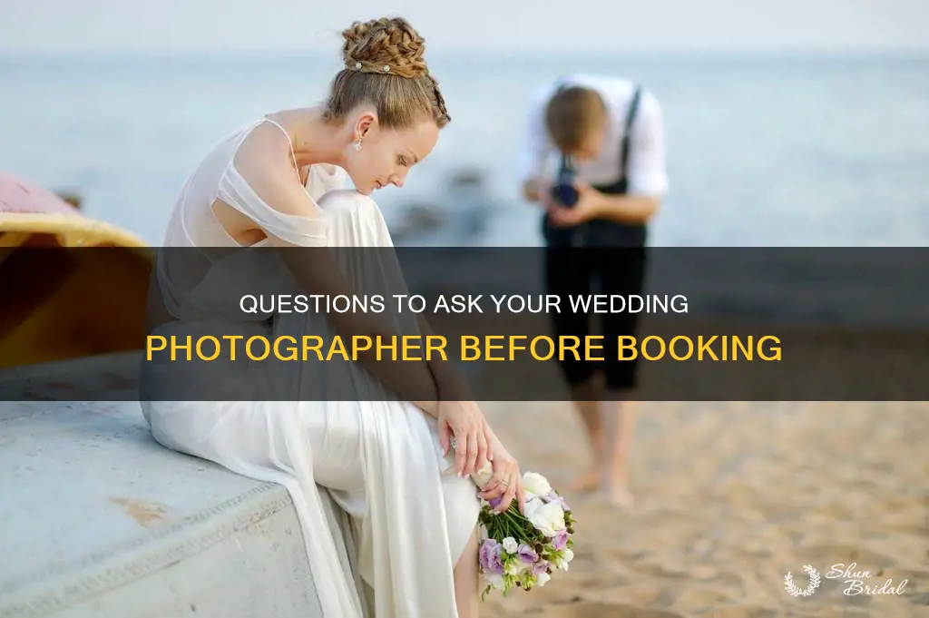 what to ask potential wedding photographers