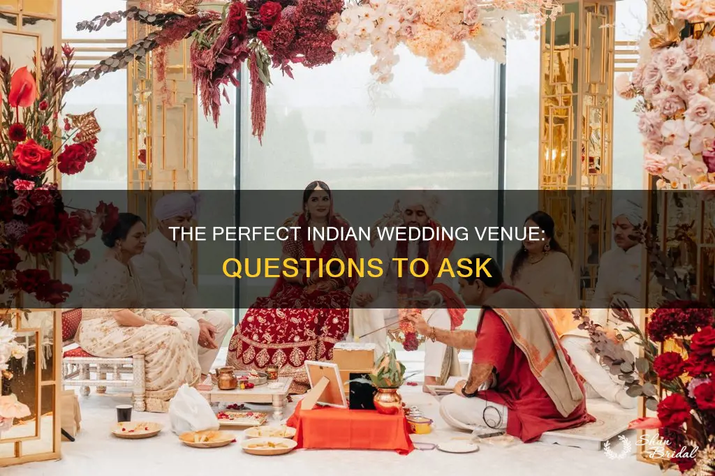 what to ask venue for indian wedding