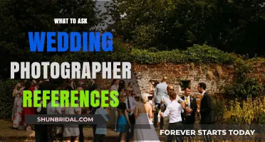 Questions to Ask Your Wedding Photographer's References