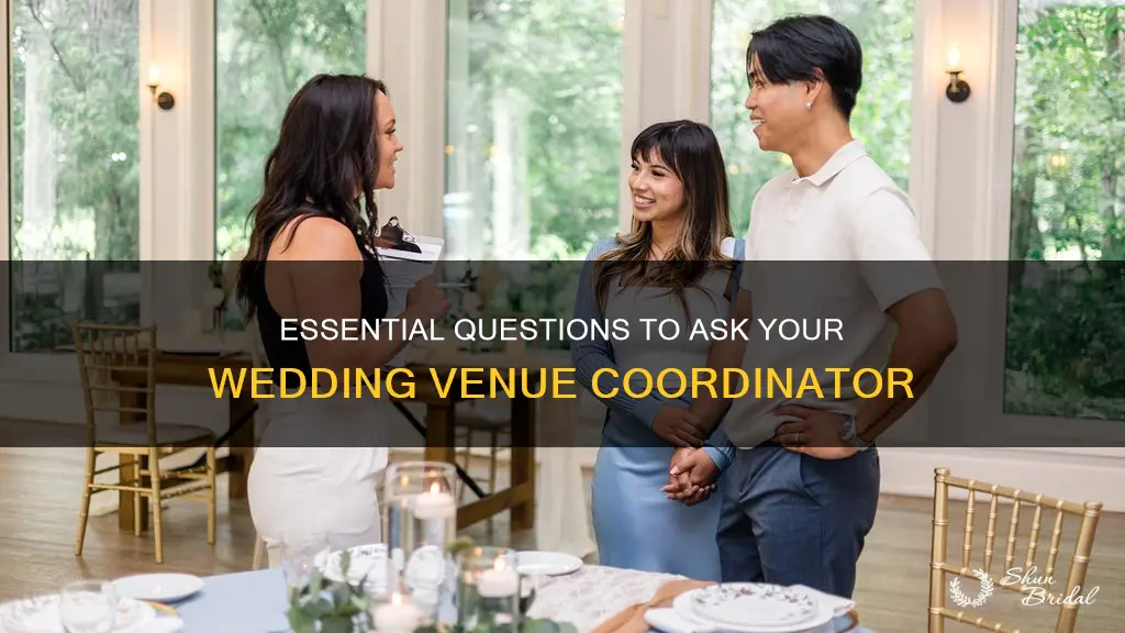 what to ask wedding venue coordinator