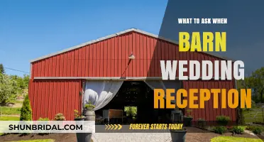 Questions to Ask Before Your Barn Wedding Reception