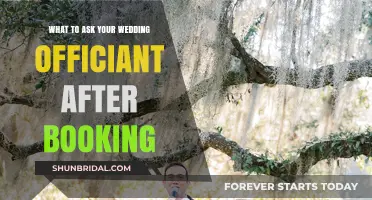 Essential Questions to Ask Your Wedding Officiant Post-Booking