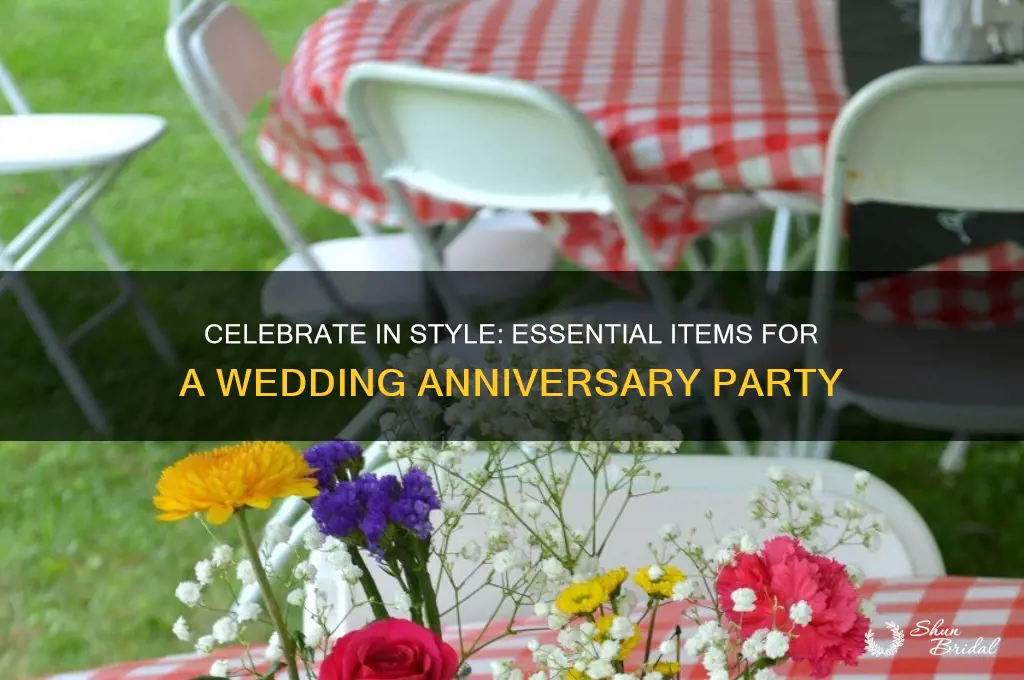 what to bring to a wedding anniversary party
