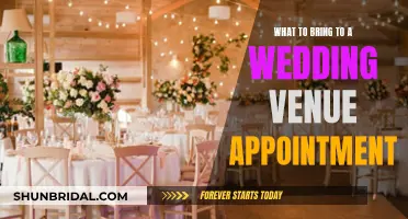 Essential Items for Your Wedding Venue Appointment