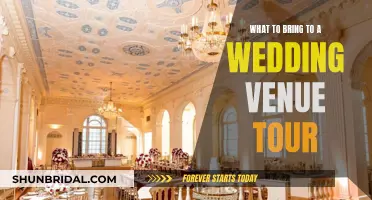 Essential Items for Your Wedding Venue Tour