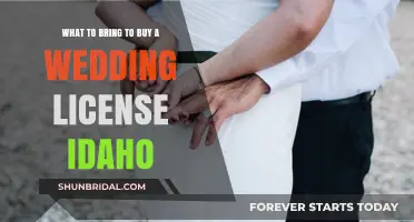 Idaho Marriage License: Essential Documents to Bring for Your Wedding